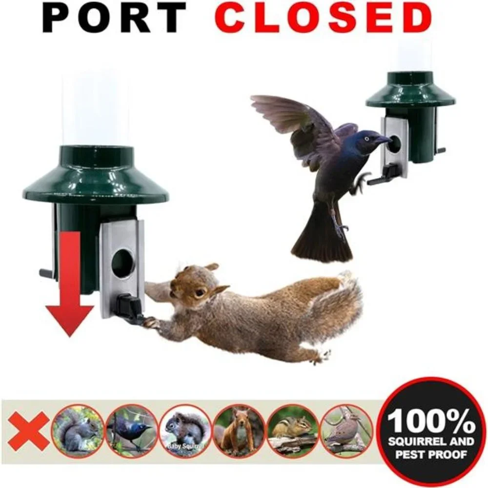 PestOff Squirrel Proof Wild Bird Feeder Mixed Seed Sunflower Heart Version